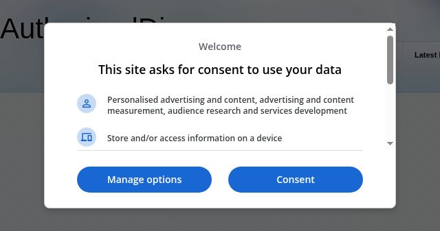 Screenshot of authorizeddir.com