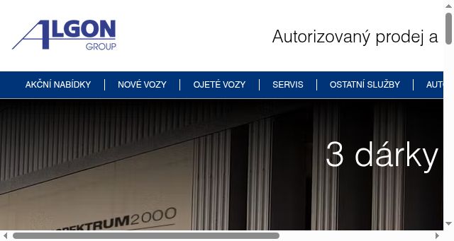 Screenshot of autoalgon.cz