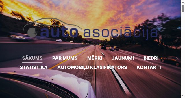 Screenshot of autoasociacija.lv