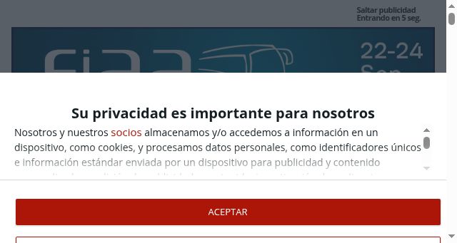 Screenshot of autobusesyautocares.com