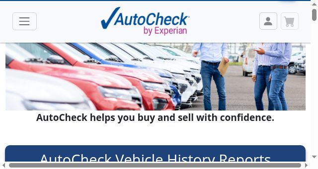 Screenshot of autocheck.com