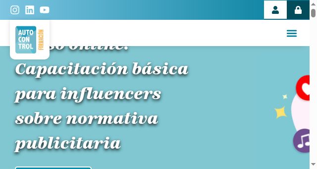 Screenshot of autocontrolformacion.es
