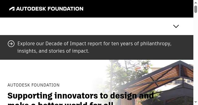 Screenshot of autodesk.org