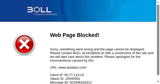 Screenshot of autodoc.com