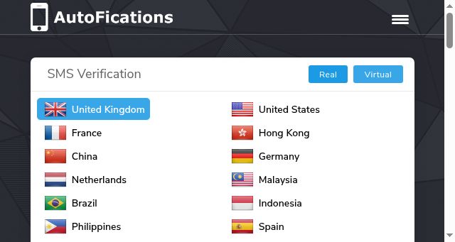 Screenshot of autofications.com