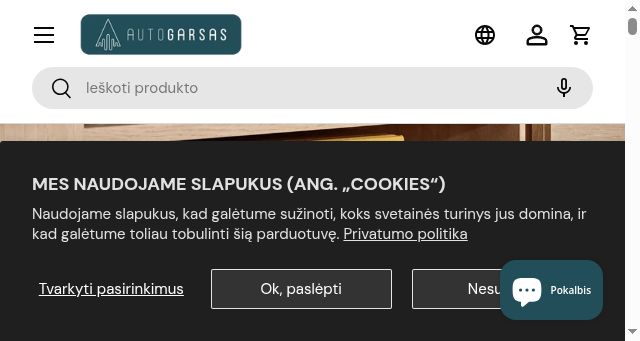Screenshot of autogarsas.lt
