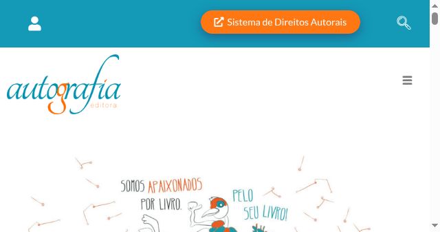 Screenshot of autografia.com.br