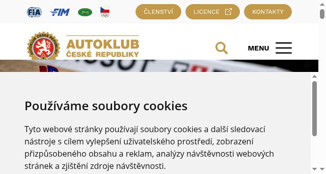Screenshot of autoklub.cz