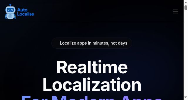 Screenshot of autolocalise.com