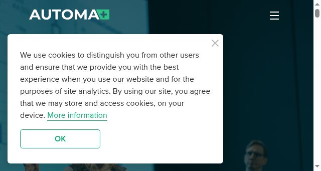 Screenshot of automa.plus
