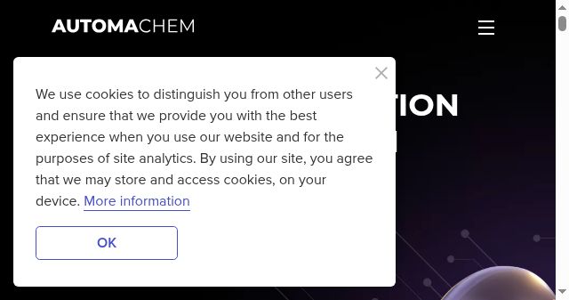 Screenshot of automachem.com