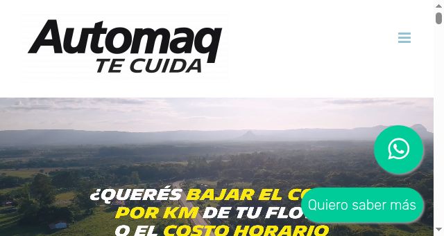 Screenshot of automaqtecuida.com.py