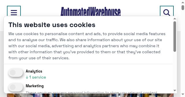 Screenshot of automatedwarehouseonline.com
