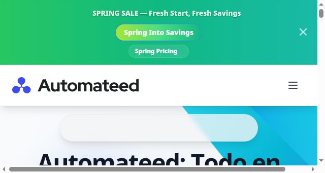 Screenshot of automateed.com
