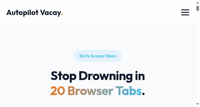 Screenshot of autopilotvacay.com
