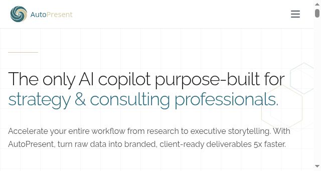 Screenshot of autopresent.ing