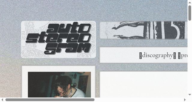 Screenshot of autostereogrammusic.com