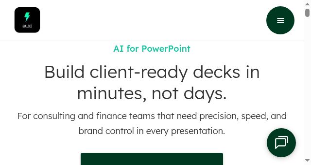 Screenshot of auxi.ai