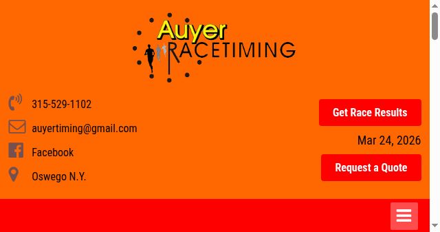 Screenshot of auyertiming.com