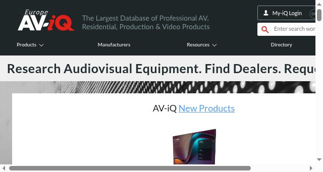 Screenshot of av-iq.com