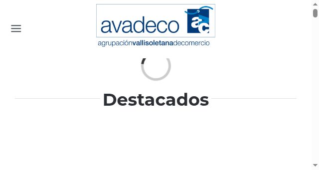 Screenshot of avadeco.es