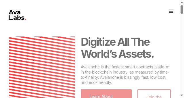 Screenshot of avalabs.org