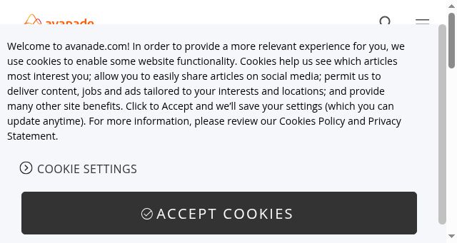 Screenshot of avanade.com