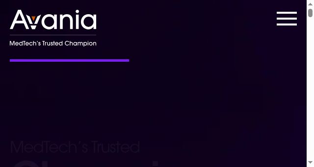 Screenshot of avaniaclinical.com