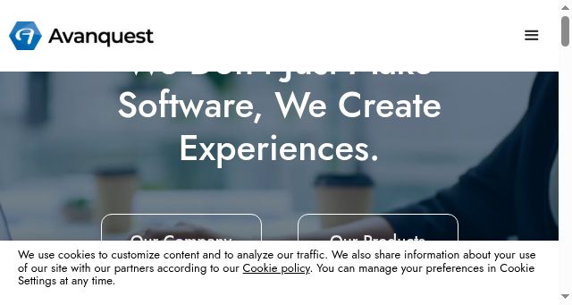 Screenshot of avanquestgroup.com
