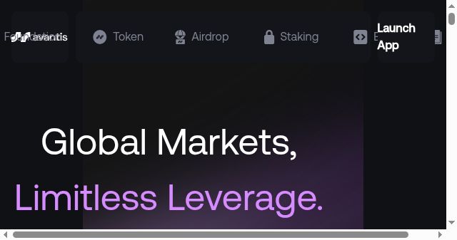 Screenshot of avantisfi.com