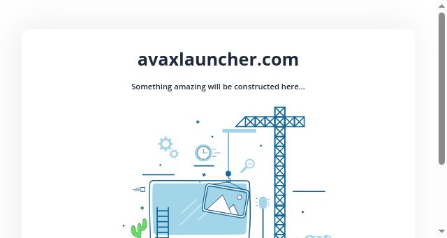 Screenshot of avaxlauncher.com
