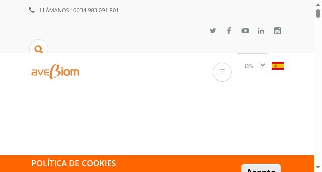 Screenshot of avebiom.org