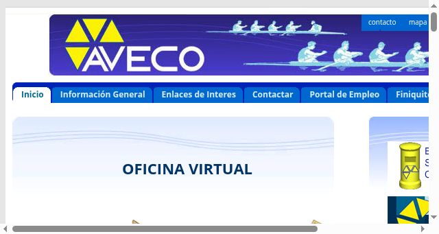 Screenshot of aveco-valladolid.com
