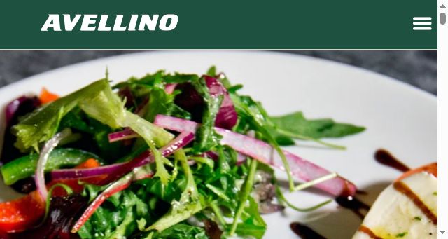 Screenshot of avellinorestaurant.co.uk