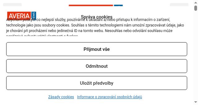 Screenshot of averia.news