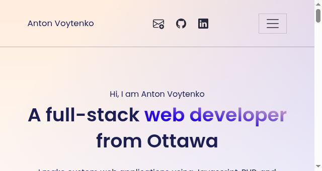 Screenshot of avoy.me