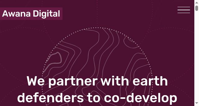 Screenshot of awana.digital