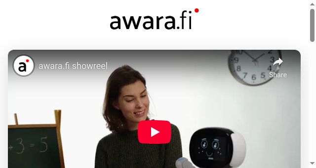 Screenshot of awara.fi