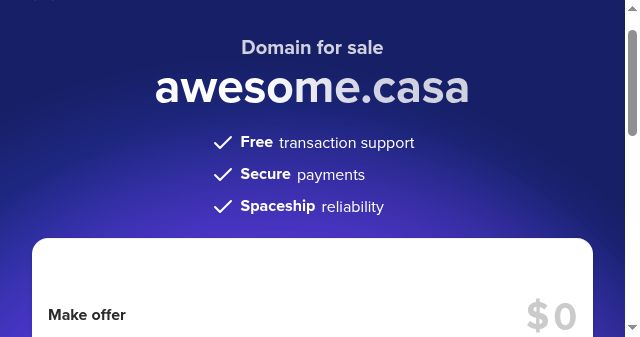 Screenshot of awesome.casa