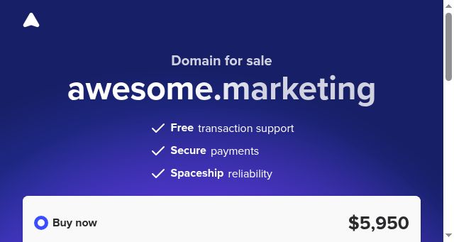 Screenshot of awesome.marketing