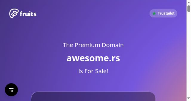 Screenshot of awesome.rs