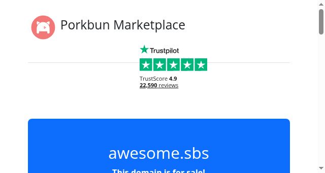 Screenshot of awesome.sbs