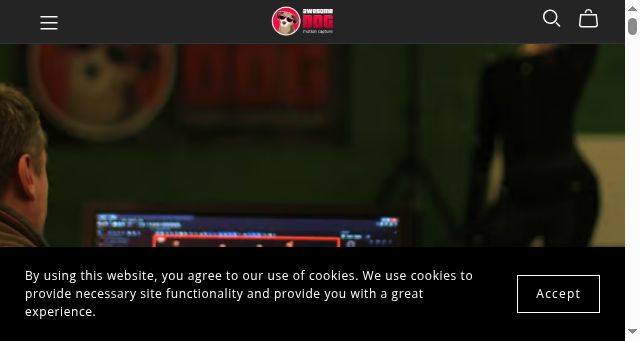 Screenshot of awesomedog.co.uk