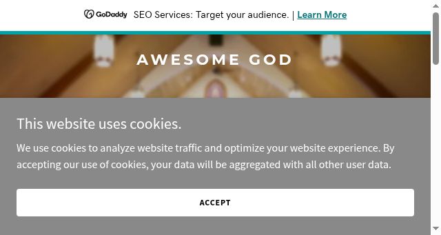 Screenshot of awesomegod.church
