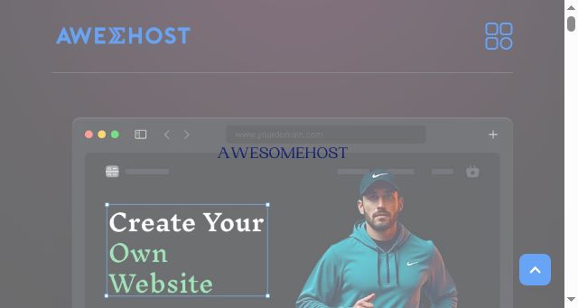 Screenshot of awesomehost.net