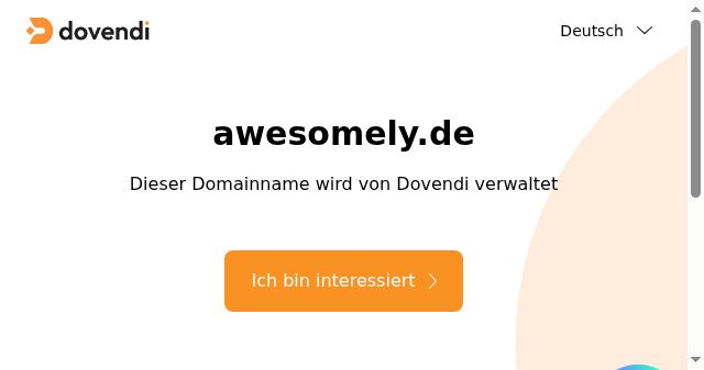 Screenshot of awesomely.de