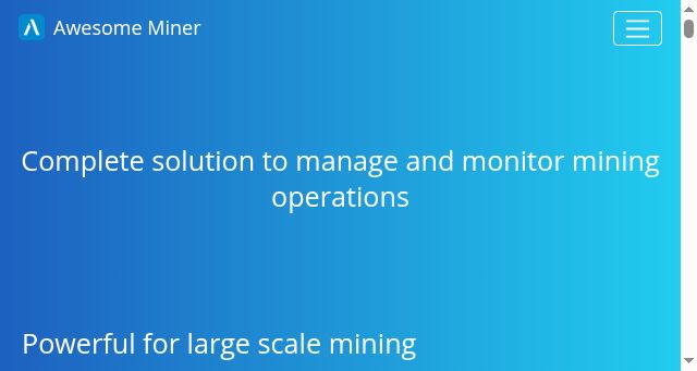 Screenshot of awesomeminer.com