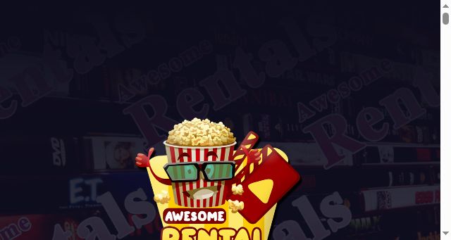Screenshot of awesomerentalsnacks.com