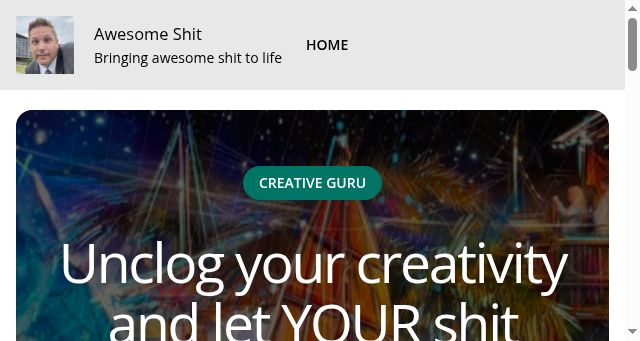 Screenshot of awesomeshit.me