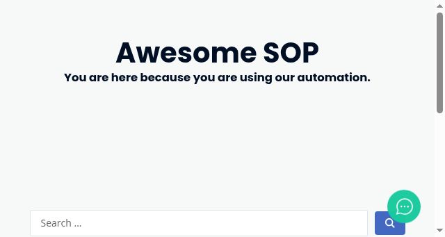 Screenshot of awesomesop.com